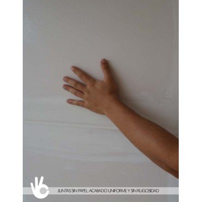 InsulMur panel acustico de insonorizacion con acabado liso listo para pintat