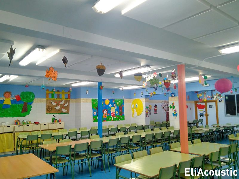 Insonorizar comedores escolares